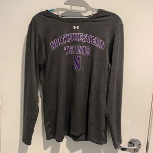 NORTHWESTERN TENNIS LONG SLEEVE SIZE M